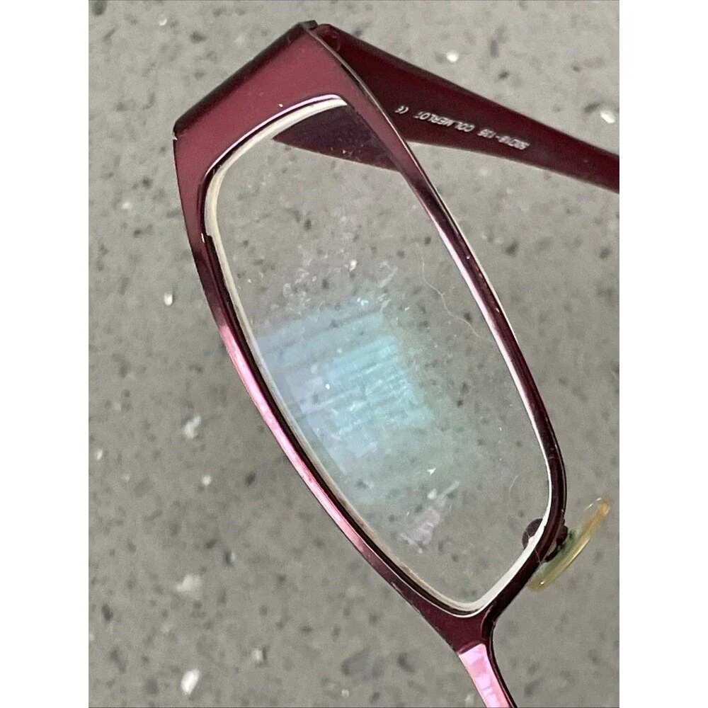Rochelle Gagnon RG361 Italy Eyeglasses Frames ONLY 50-18-135 Col. Merlot red